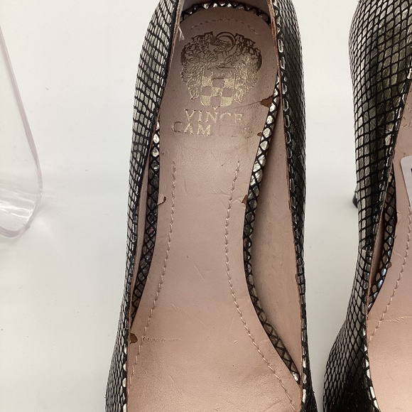 1930. Vince Camuto Silver & Black Pump NWOT Size 8.5 - Picture 12 of 13